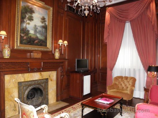 Living Room of the Nesbitt-Thompson Suite at Hotel Le St. James - Montreal, Quebec