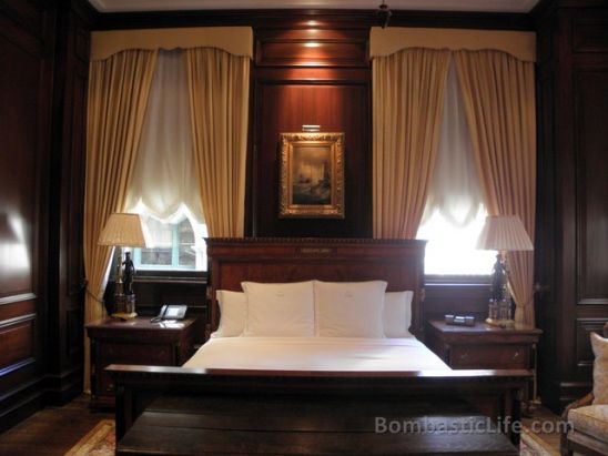 Bedroom of the Nesbitt-Thompson Suite at Hotel Le St. James - Montreal, Quebec