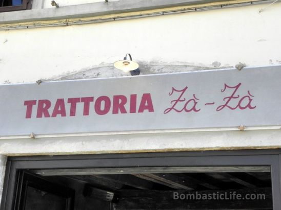 Trattoria Za Za in Florence, Italy.