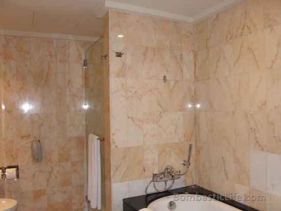 Bathroom of a City Suite at Mandarin Oriental Hotel - Singapore