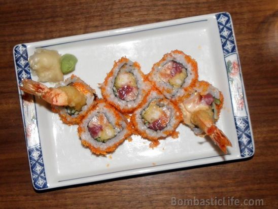 Sushi Rolls at Keyaki Japanese Restaurant in Singapore.