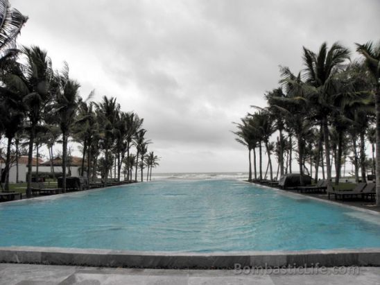 One of the three main pools at The Nam Hai Resort in Hoi An, Vietnam.