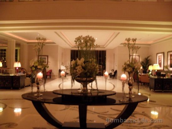 Lobby of St. Regis Hotel - Singapore