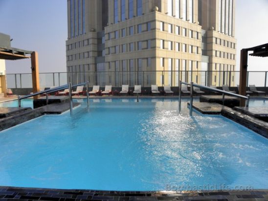 Jacuzzi and Pool at the Fairmont Nile City, Egypt.