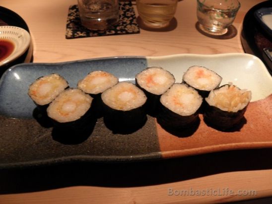 Spicy Tuna Roll at Aoki Japanese Sushi Restaurant - Singapore