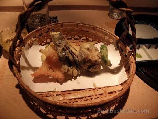 Vegetable Tempura at Aoki Japanese Sushi Restaurant - Singapore