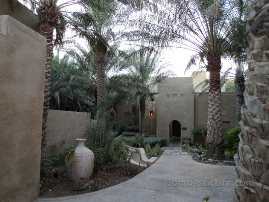 Walkway to our Room at Bab Al Shams Desert Resort - Dubai, UAE.