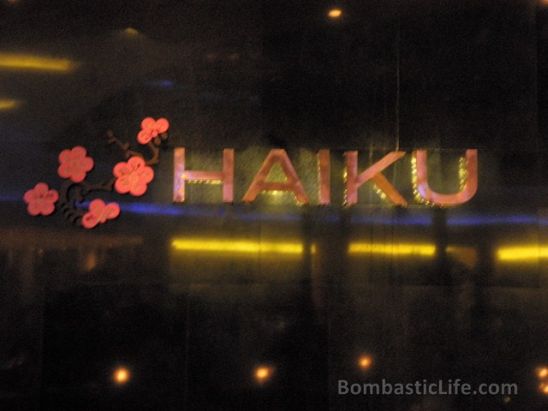 Haiku Japanese Restaurant at the Fairmont Heliopolis – Cairo, Egypt
