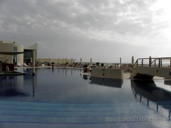 Pool at the InterContinental Hotel in Abu Dhabi, UAE