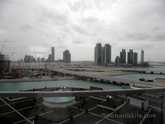 View from a Classic Suite in the Tower Wing in the Beach Rotana Hotel - Abu Dhabi, UAE