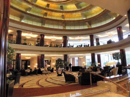 Lobby of the Beach Rotana Hotel - Abu Dhabi, UAE.