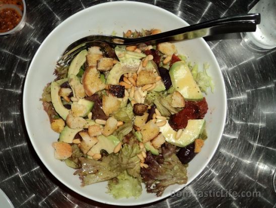 Avocado Garden Salad at Display Case at Baking Tray Cafe - Sharq, Kuwait