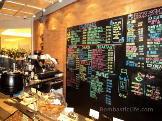 Front Counter at Baking Tray Cafe - Sharq, Kuwait.