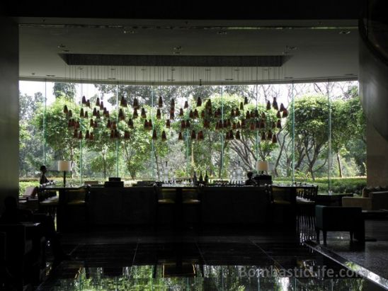 Lobby Bar at the Marriott Hotel in Manila.