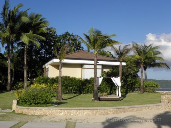 Outside view of a Beach Front Luxury Villa with Private Pool Misibis Bay Resort.