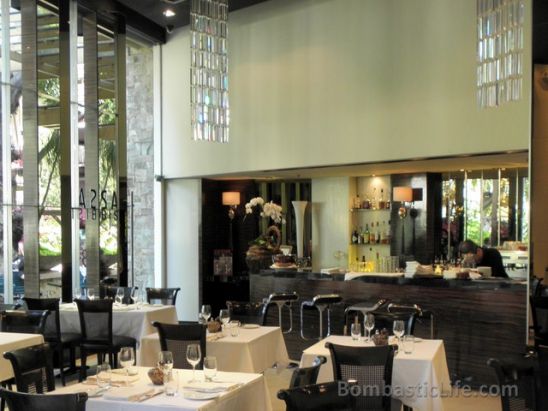 Interior of Sala Bistro in Manila, Philippines.