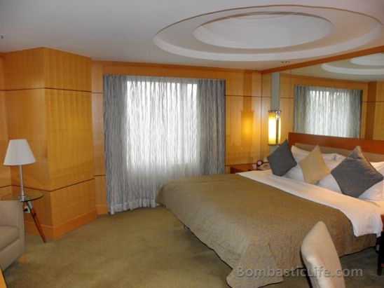 Living Room of our Suite at Shangri-La Hotel Makati