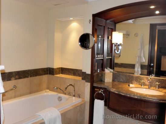Bathroom of our Suite at the Peninsula Hotel - Manila, Philippines