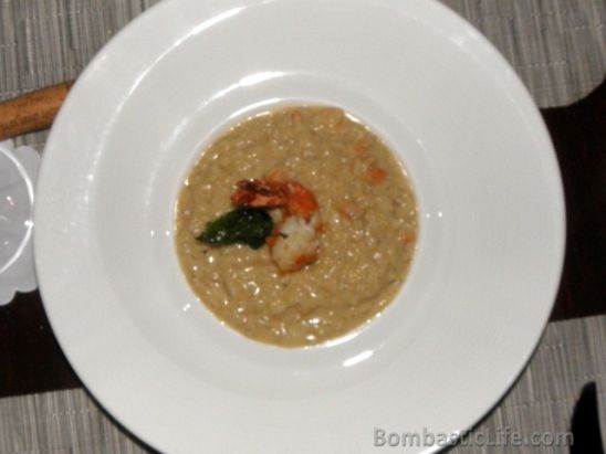 Risotto with shrimp at Rima Italian Restaurant at Shangri-La Resort – Boracay.