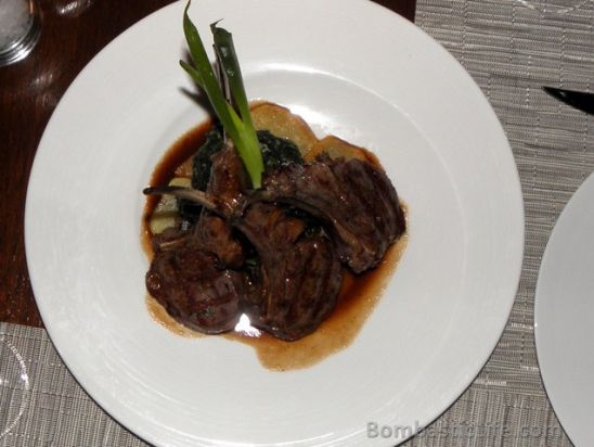 Rack of Lamb at  Rima Italian Restaurant at Shangri-La Resort – Boracay.