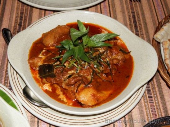 Red Chicken Curry at Spices Restaurant in Manila.
