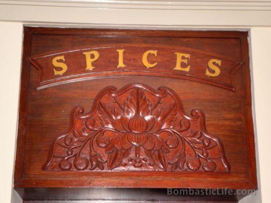 Spices Asian Restaurant at the Peninsula Hotel – Manila, Philippines.