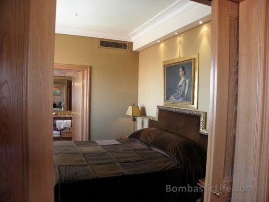 Bedroom of a Executive-Suite-with-view at Bauer Il Palazzo - Venice, Italy.