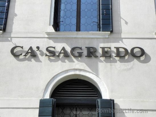 Ca Sagredo Hotel in Venice.