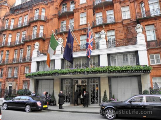 Claridge's Hotel in London.