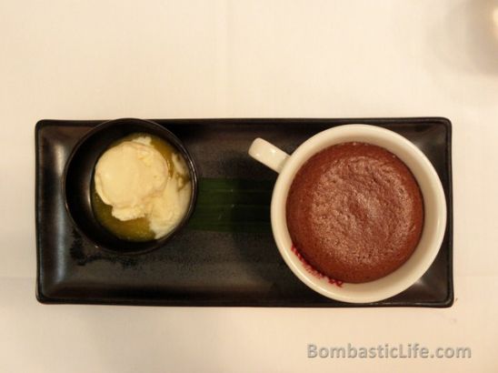 Chocolate Mousse at Cinnamon Club in London.