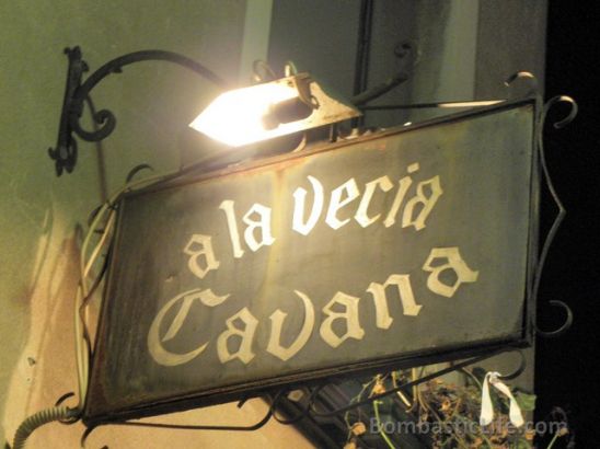 Vecia Cavana Venetian Restaurant in Venice.  