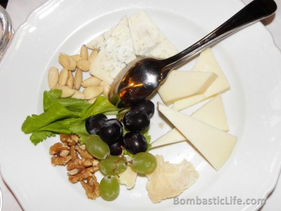 Small Cheese Plate at Vecia Cavana in Venice, Italy.