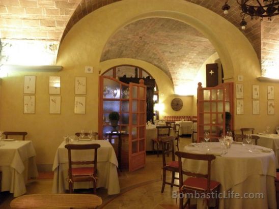 Interior of Osteria di Passignano