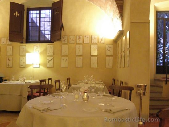 Interior of Osteria di Passignano