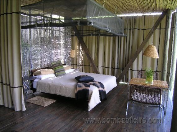 Bedroom - Singita Sweni Lodge in South Africa.