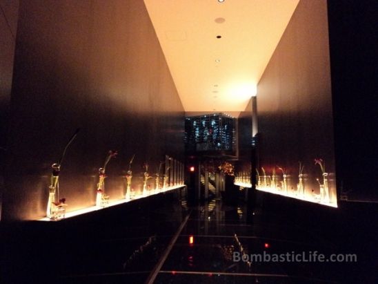 Hallway at the Mandarin Oriental Hotel in Las Vegas