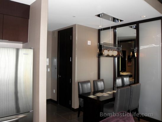 Dining Area of our One Bedroom Penthouse Suite at Vdara in Las Vegas.