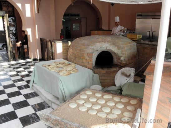 Tradtional oven for baking bread at Kebabgy Egyptian Grill in Cairo, Egypt