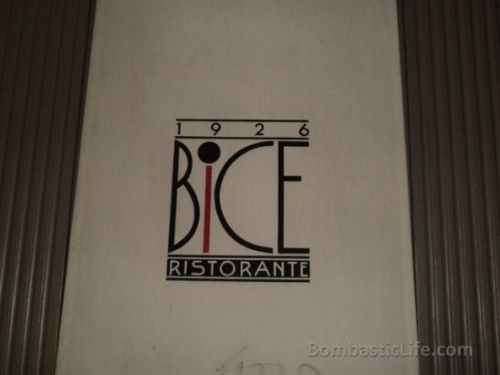 Bice Italian Restaurant - Montreal, Quebec