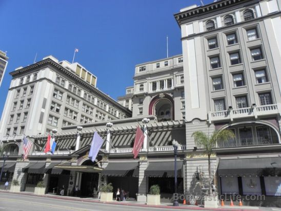 Exterior of The US Grant Hotel in San Diego.