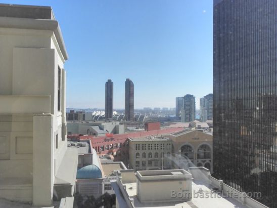 View from the Living Room of our Landmark Suite at The US Grant.