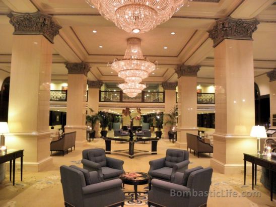 Lobby of the US Grant in San Diego.