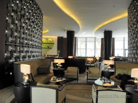 Lobby of The Address Hotel Dubai.