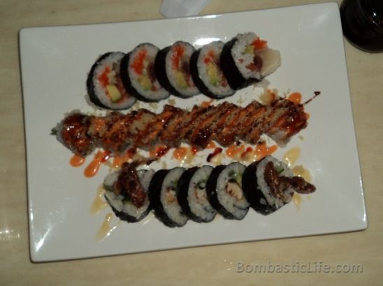 Sushi Rolls at Wabora Sushi in Toronto
