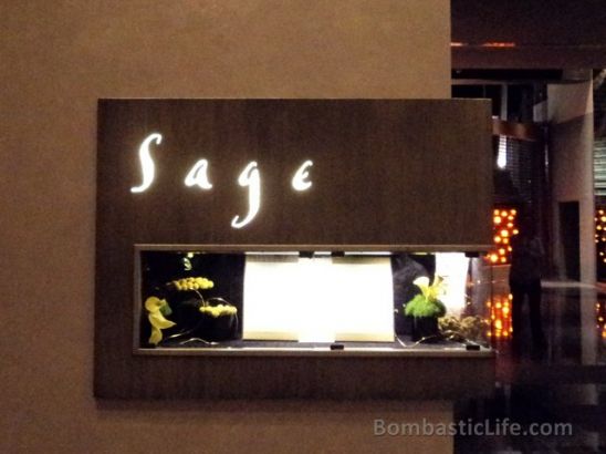 Sage Restaurant at Aria in Las Vegas. 