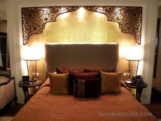 King Deluxe Bedroom at Jumeirah Zabeel Saray in Dubai.