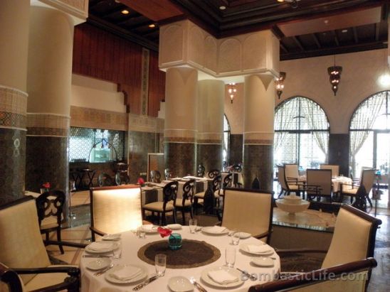 Amala Indian Restaurant at Jumeirah Zabeel Saray in Dubai.