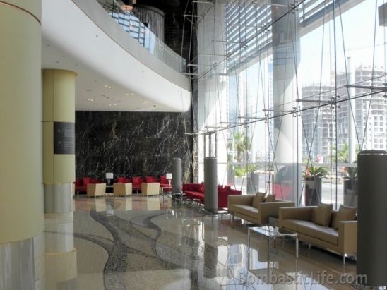 Lobby of the Kempinski Grand Hotel - Bahrain.