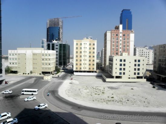 View from our Boutique Suite at L' Hotel in Bahrain