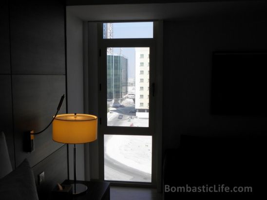 View from our Boutique Suite at L' Hotel in Bahrain